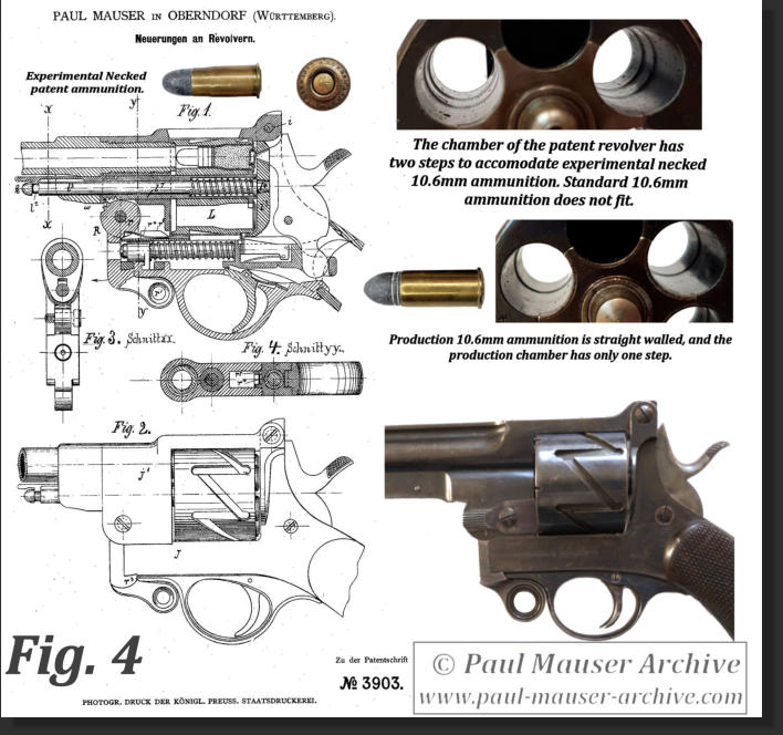 Paul Mauser Experimental C78 Revolver. All Rights Reserved.