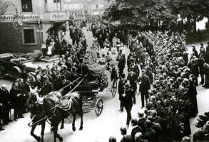 Paul Mauser's funeral procession in Oberndorf. All Rights Reserved.